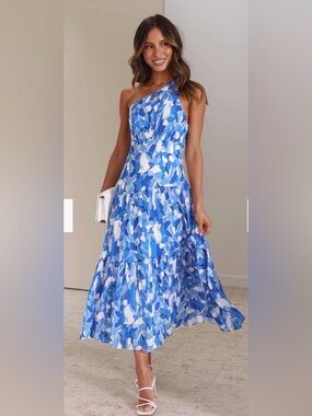 Billy J Blue Floral Jayma Dress